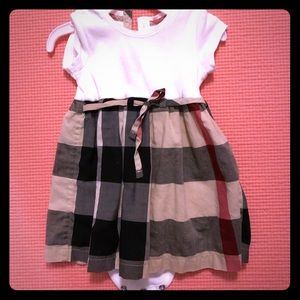 Burberry Icon Check Dress 6 months